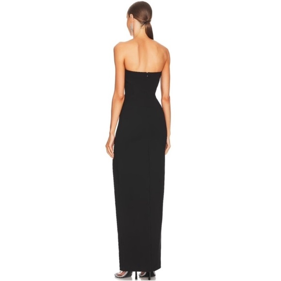 Nicholas Deep V Sweetheart Strapless
Gown in Black NWT - Picture 5 of 8